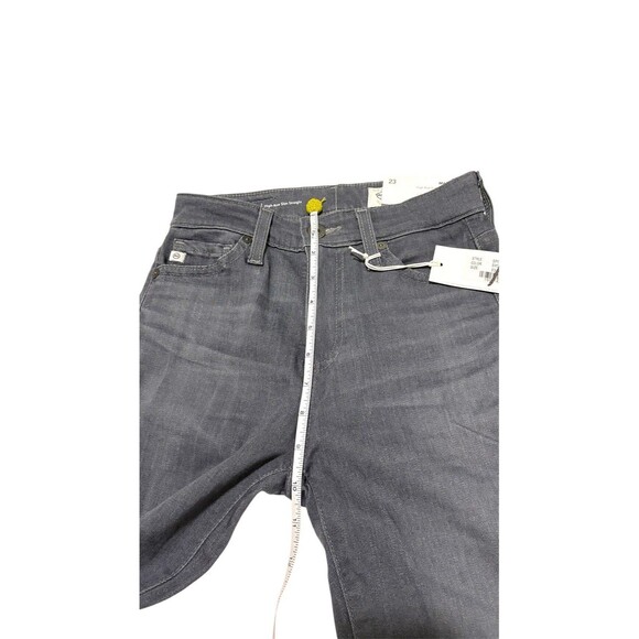 AG Women's Mari High-Rise Slim Straight Leg Jean Gray Size 23 NWT - Picture 5 of 11